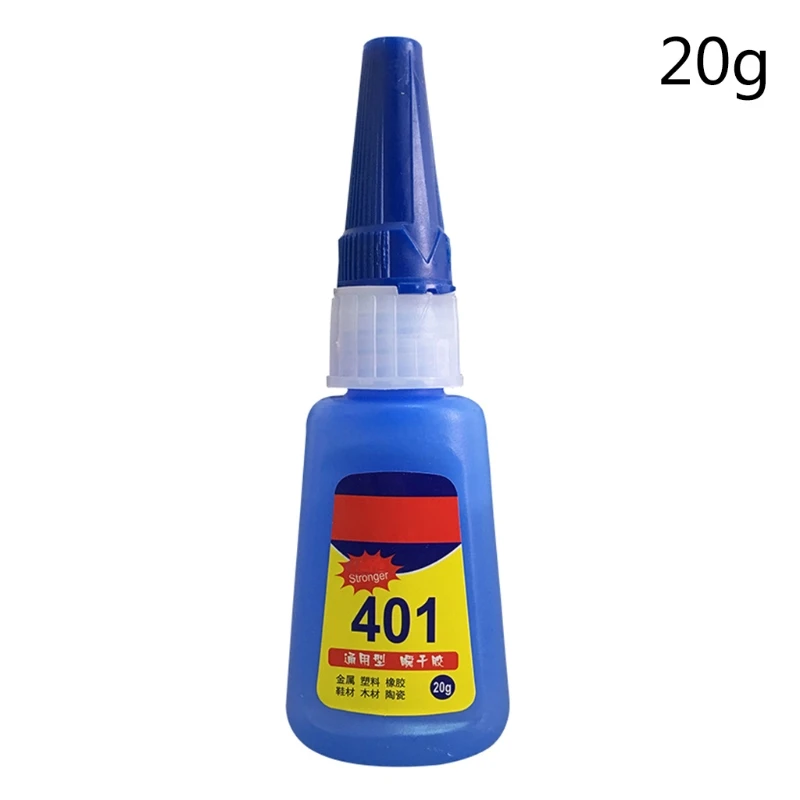 401 Super กาวสำหรับ Dual ความปลอดภัยฝาปิด/หัวฉีด Pin Point/Clog-ฟรี Pin 20g Instant กาวสำหรับ Home อุปกรณ์เสริม Repai QXNF