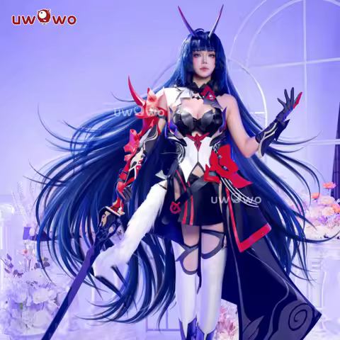 IN STOCK UWOWO Raiden Mei Cosplay Game Honkai Impact 3: Raiden Mei Herrscher of Thunder Cosplay Costume Halloween Costume