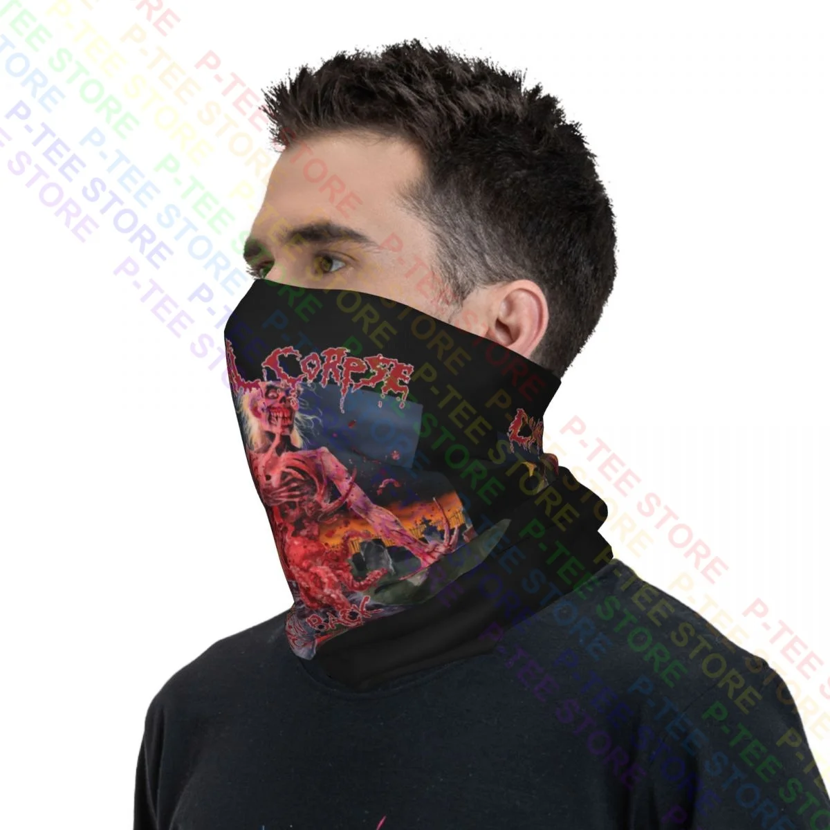 Cannibal Corpse Eaten Back To Life Grindcore Death Metal Neck Gaiter Bandana Scarf Face Mask Soft