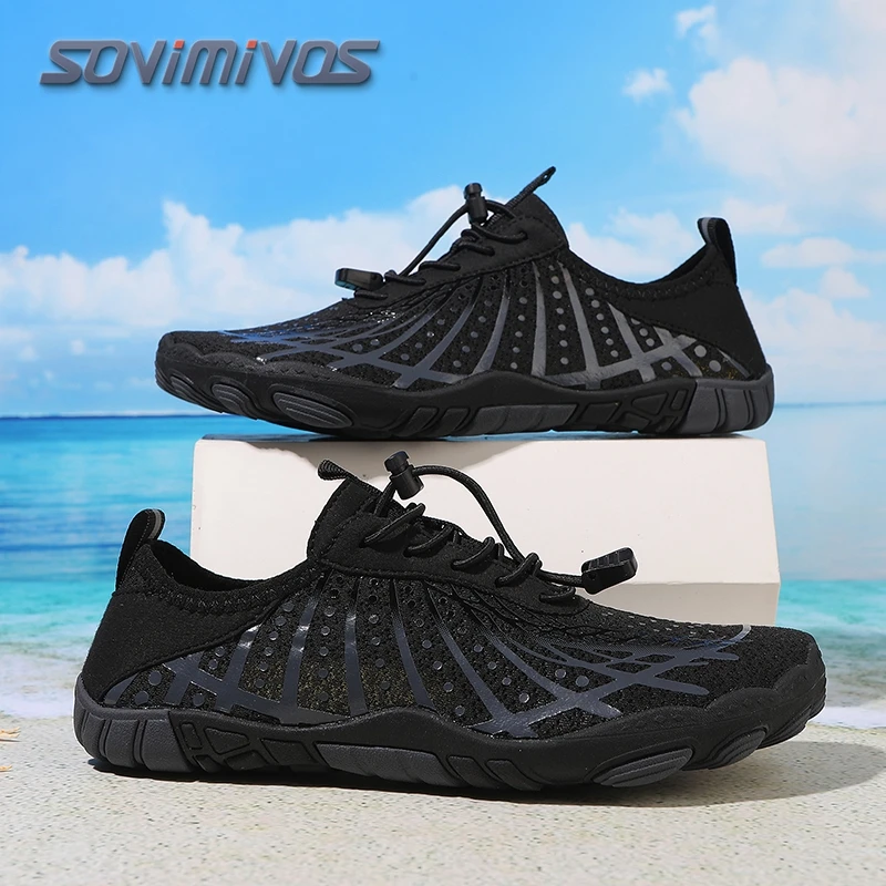 

Обувь для занятий спортом без носков для мужчин и женщин, кроссовки SOVIMIVOS, высококачественная водонепроницаемая обувь, быстросохнущие прочные кроссовки для активного отдыха на природе