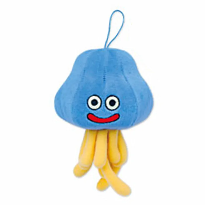 New Cute Dragon Quest Smile Slime Healslime Plush Keychain Small Pendant 15CM Kids Stuffed Toys For Children