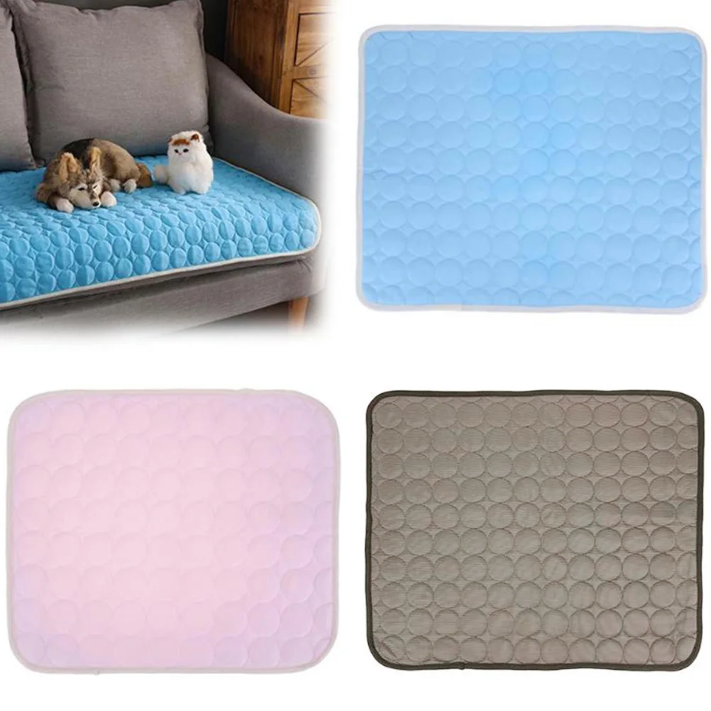 

Pet Summer Ice Mat Dog Cooling Self Blanket Kennel along with Pad Blankets House