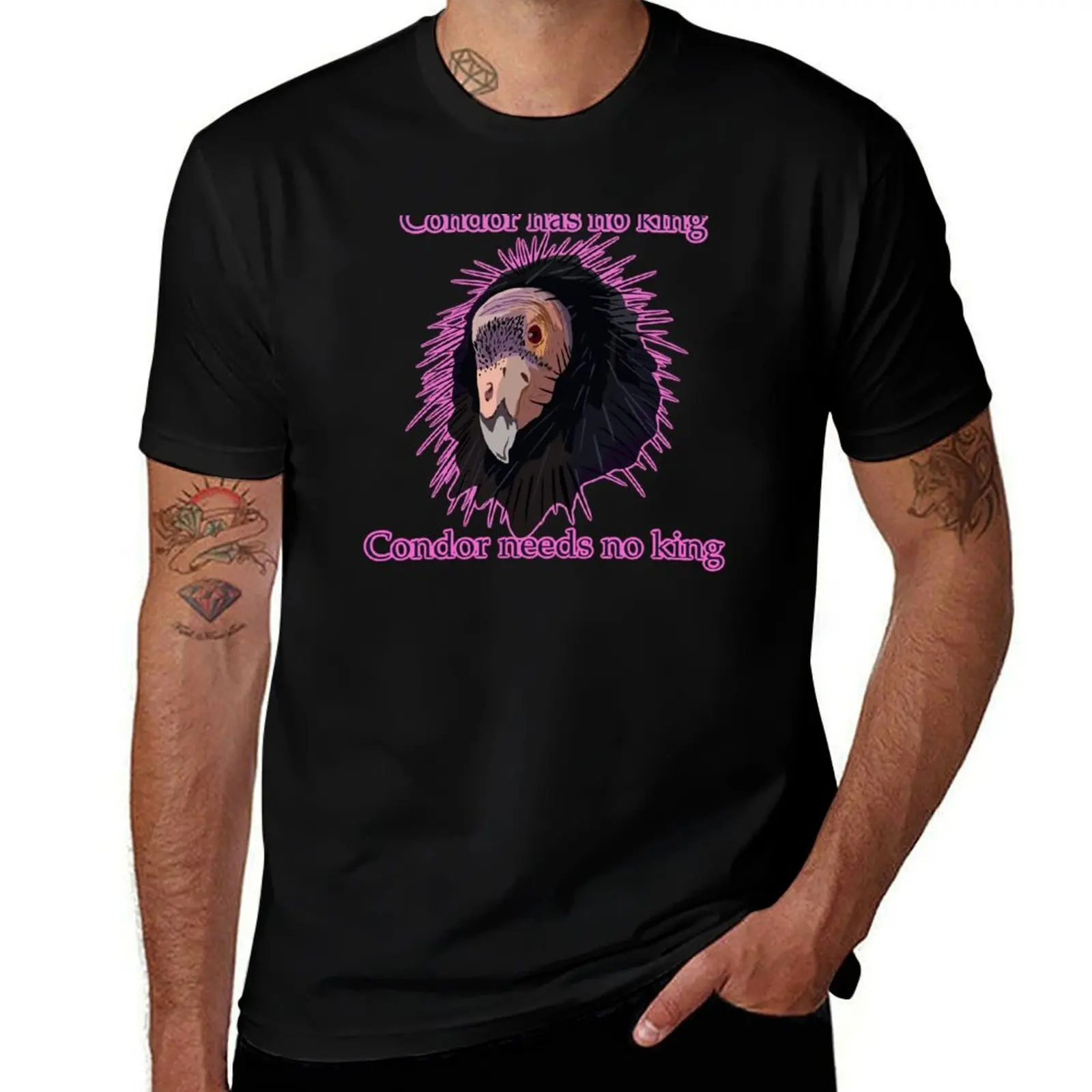 Condormir T-Shirt Big and Tall Solid Color T-Shirt