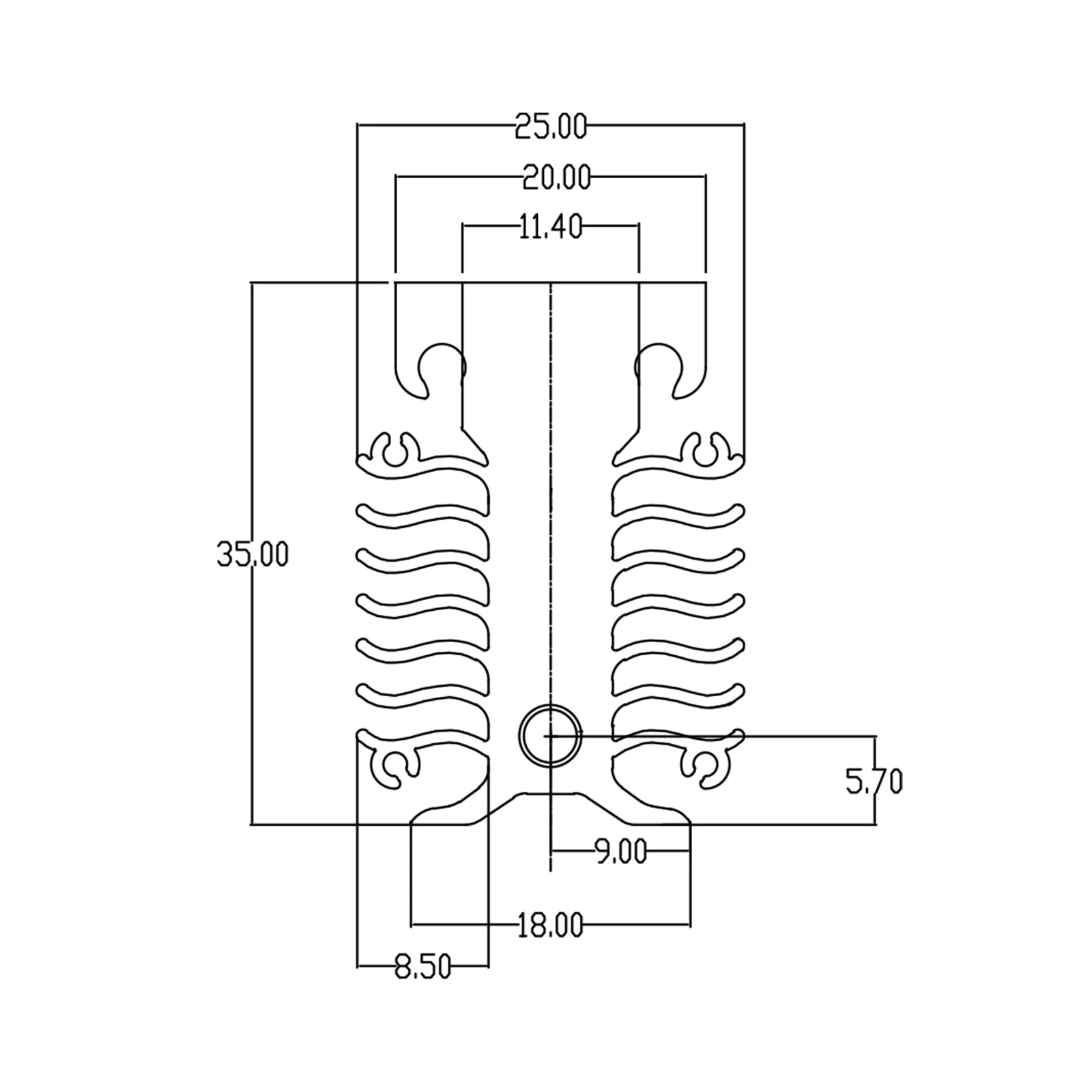 Radiator do Creality Ender 3 V3 Se Hotend Upgrade do Ender 3 V3 Ke Akcesoria Ender 3 V3 Ke Hotend Kit Radiator Radiator