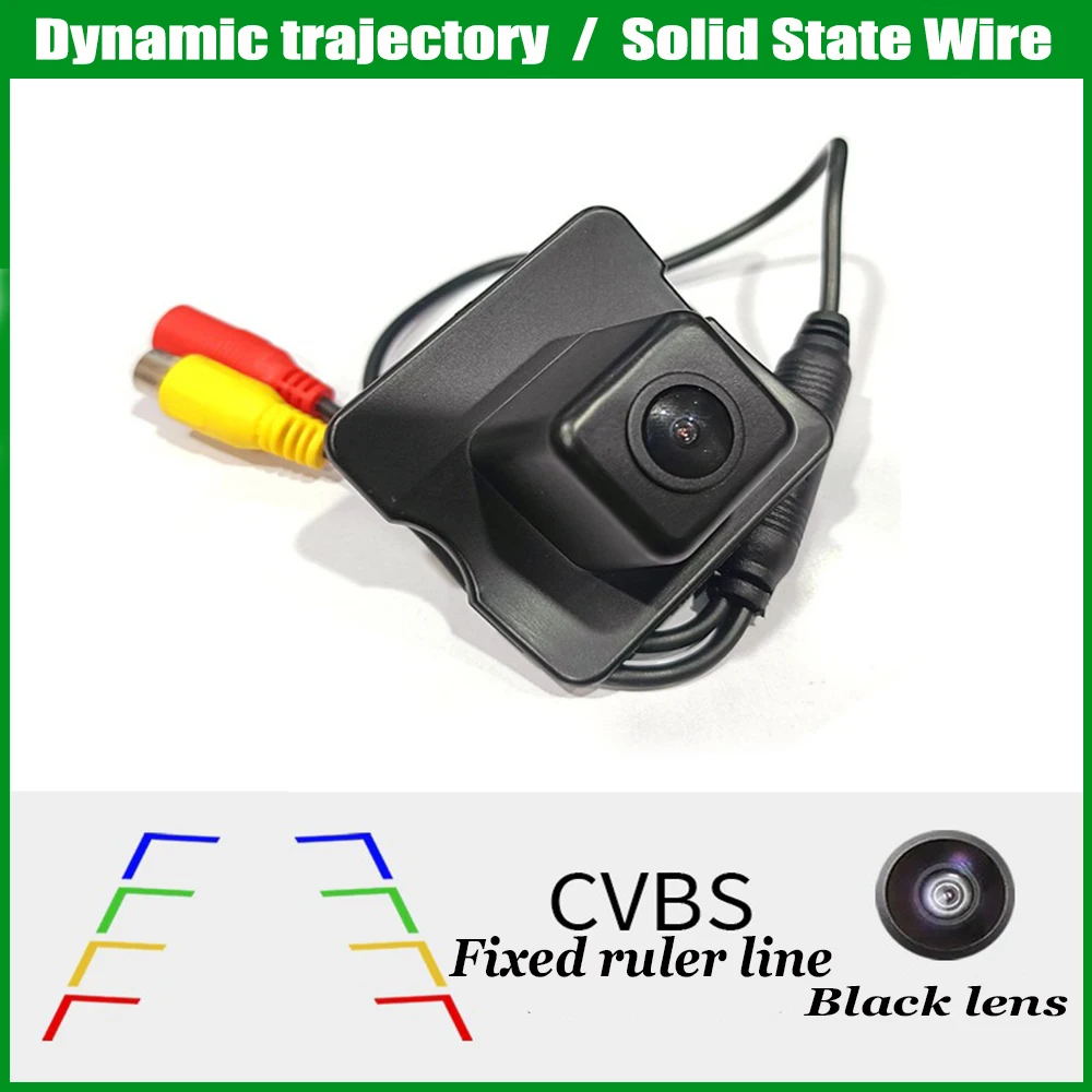 HD عين السمكة عكس الكاميرا لمرسيدس بنز GL الفئة X164 2007 ~ 2012 للرؤية الليلية الرؤية الخلفية احتياطية كاميرا لموقف السيارات CCD #5