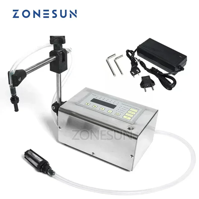 

ZONESUN 5-3500 мл: Портативная цифровая машина для розлива жидкостей с высокой точностью для парфюмерии, напитков, воды, молока, маленьких бутылок и флаконов