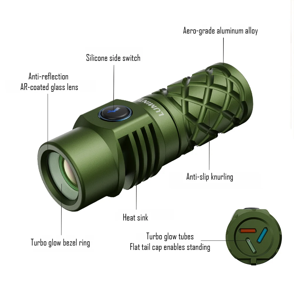 Imagem -05 - Edc Led Lanterna Keychain Lanterna de Alta Potência Keychain Iluminação Searchlight Auto-defesa Outdoor Camping Torch Thor Mini 700m