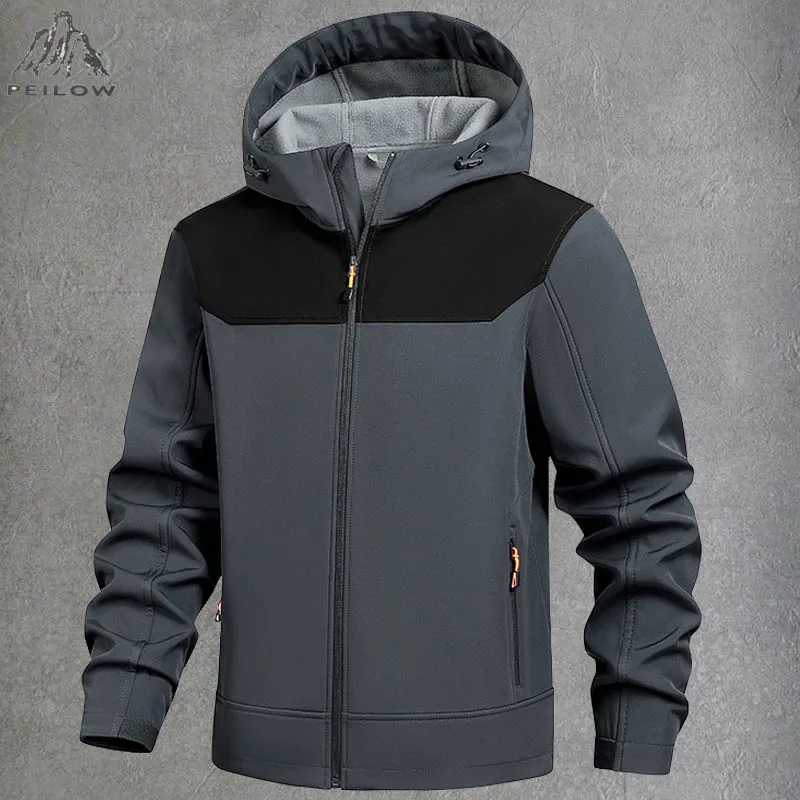 

Autumn/Winter New 2025 Style Windproof Waterproof Jacket Outdoor Hiking Mountaineering & Sports Softshell Coat For Men Clothing