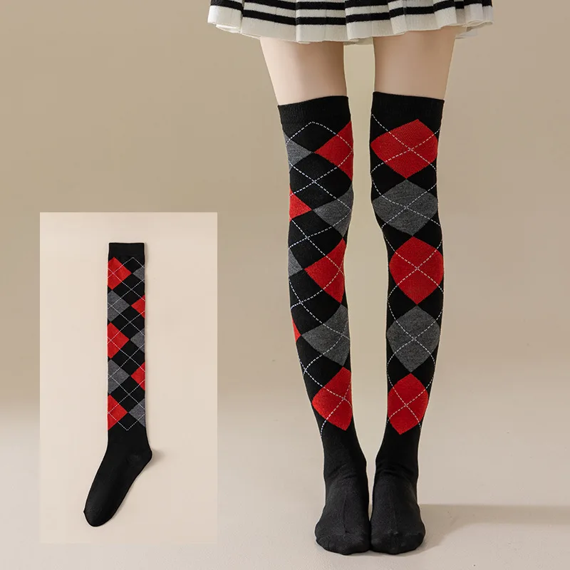 جوارب طويلة لطيفة على شكل فتاة - طراز أنثوي - جوارب نسائية ناعمة وعصرية لفصل الربيع #3