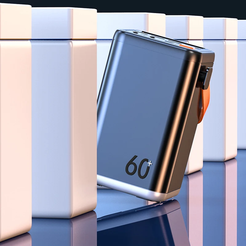 PURFIELD 60000mAh Large Capacity Power Bank Portable USB C Fast Charging Mobile External Battery For iPhone 15 16 Samsung Xiaomi