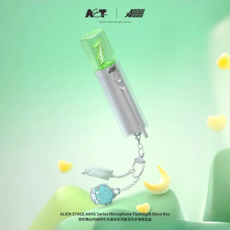 

Pre-Sale New Arrival Genuine Alien Stage Aahs Campus Series Microphone Flashlight Series Surprise Blind Box Collection Gifts