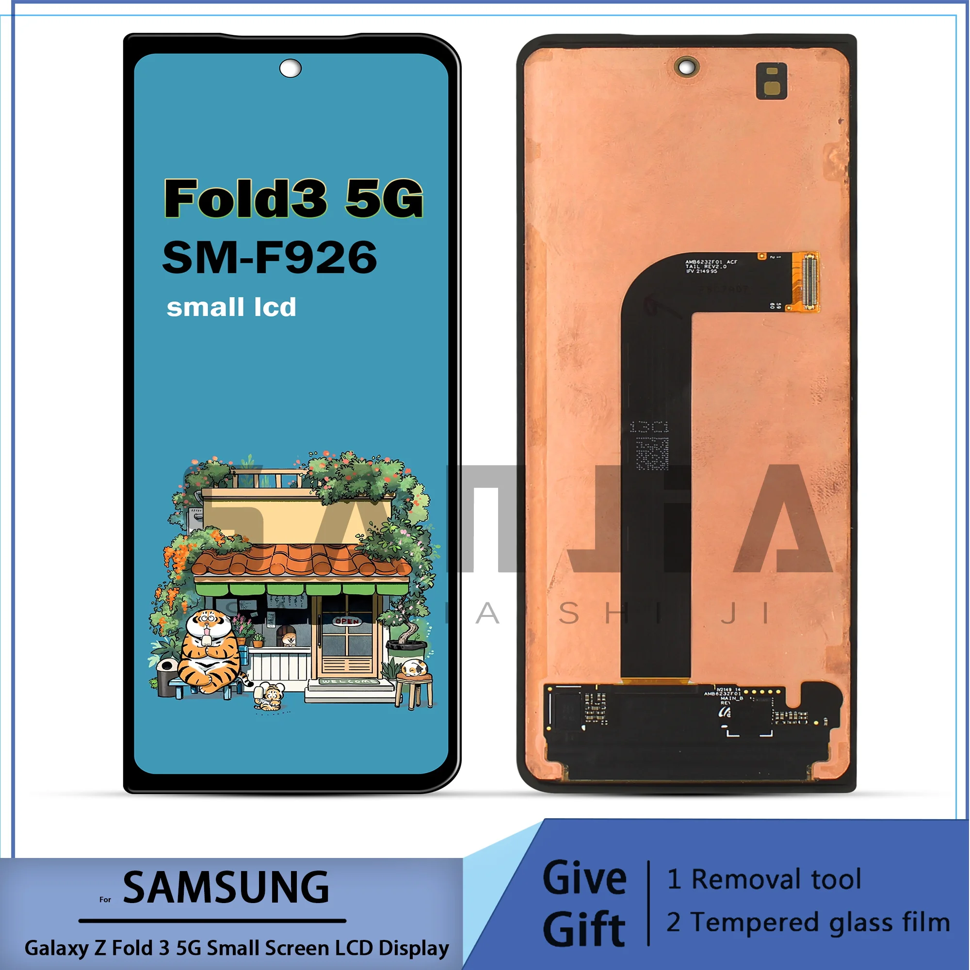 For Samsung Galaxy Z Fold 3 suitable for Z Fold 3 5G LCD F9260 F926B display screen touch screen Samsung Z Fold35G LCD F926B s