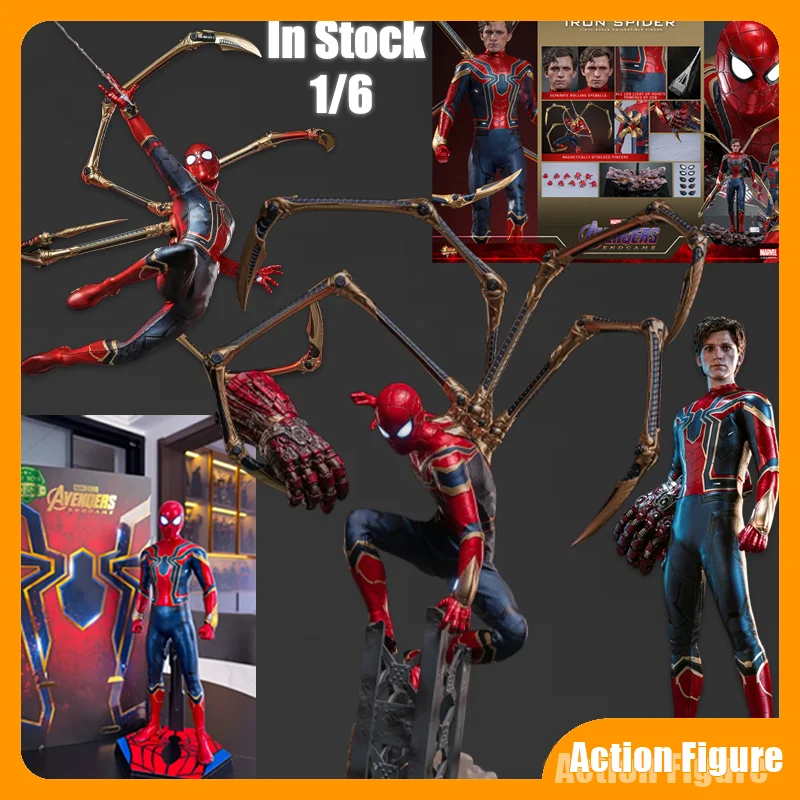 

In Stock Hot Toys MMS761TD Iron Spider Avengers Endgame 1:6 Scale Collectible Action Figure Marvel Superhero Spider-Man Toy Gift