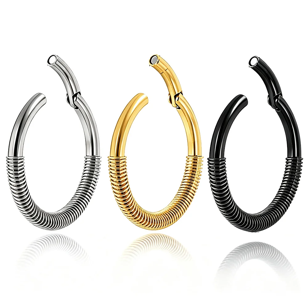 Casvort 2 Stück 4mm 6g Klassische Ohrgewichte mit Verschluss, Ohrhänger, Ohrplugs für Ohrläppchen, Edelstahl-Piercing-Körperschmuck – Detail 7