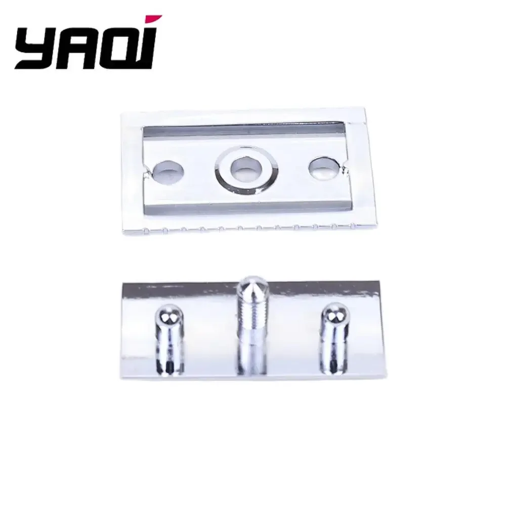 YAQI Chrome Мужская безопасная бритвенная головка для бритья, совместимая с бритвой и мылом для бритья