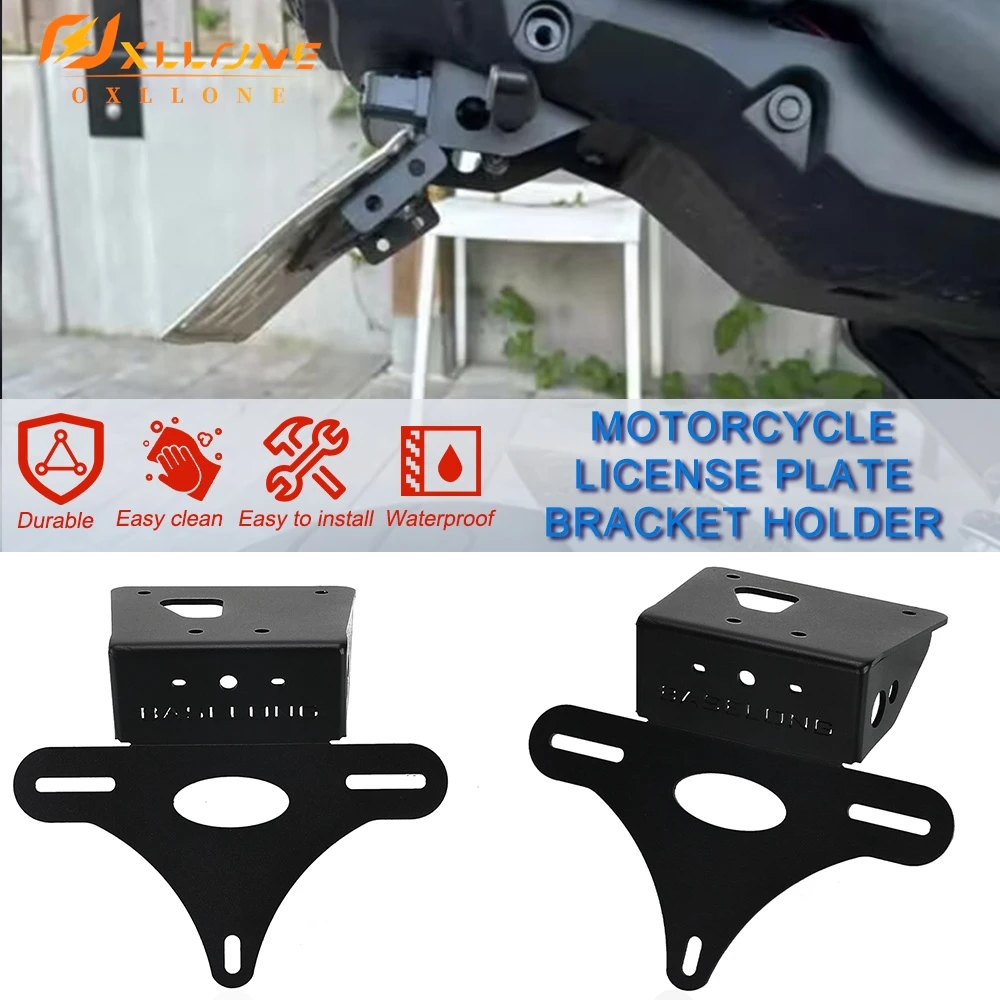 

License Plate Holder Bracket For Honda MSX 125 MSX125 GROM 125 2022-2024 2023 Motorcycle Rear Tail Tidy Fender Eliminator Kits