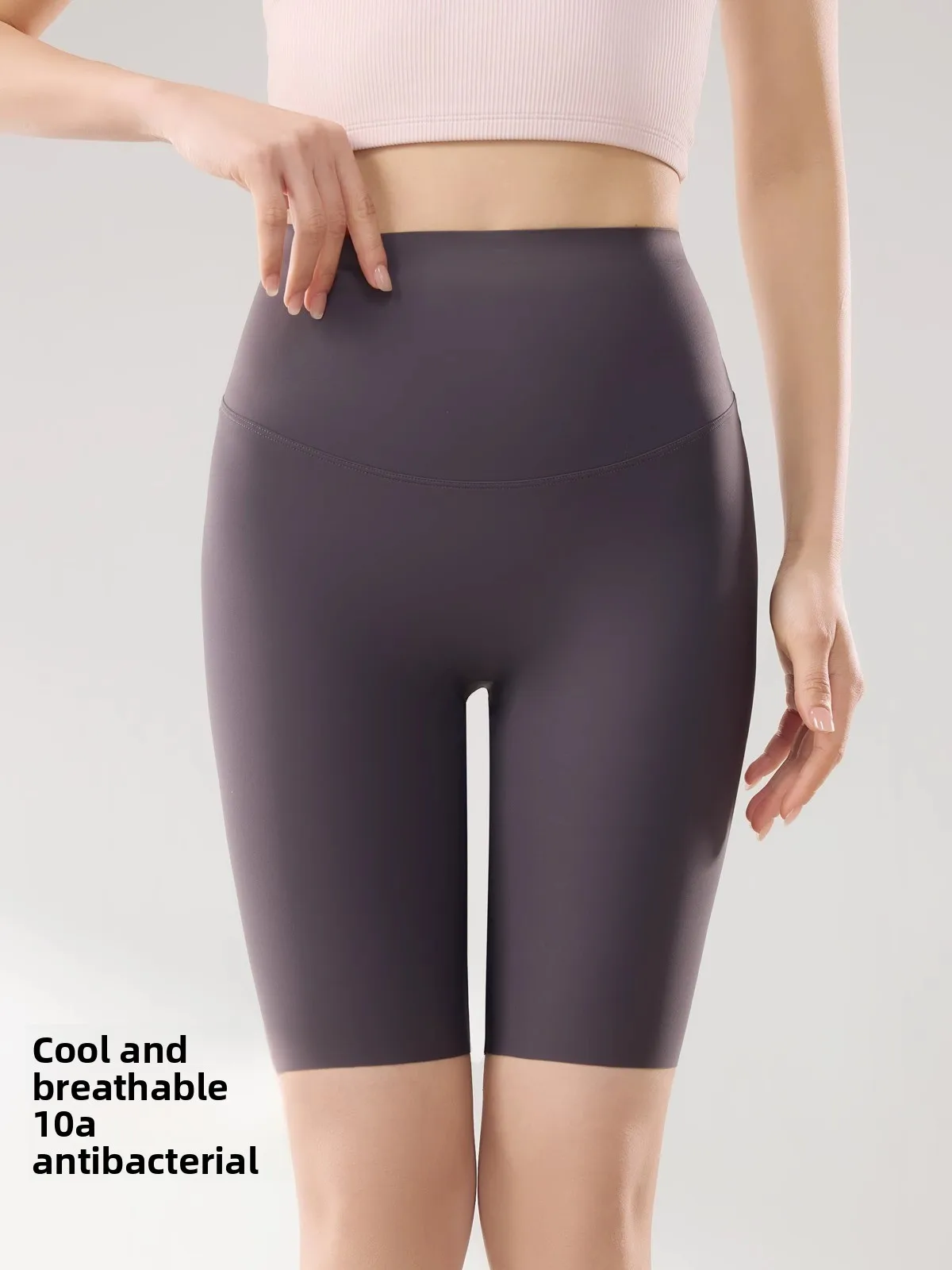 ارتفاع الخصر خمسة أرباع اليوغا السراويل النسائية الصيف ملابس خارجية Fitn البطن التحكم بعقب رفع الرياضة قاعدة طبقة orts