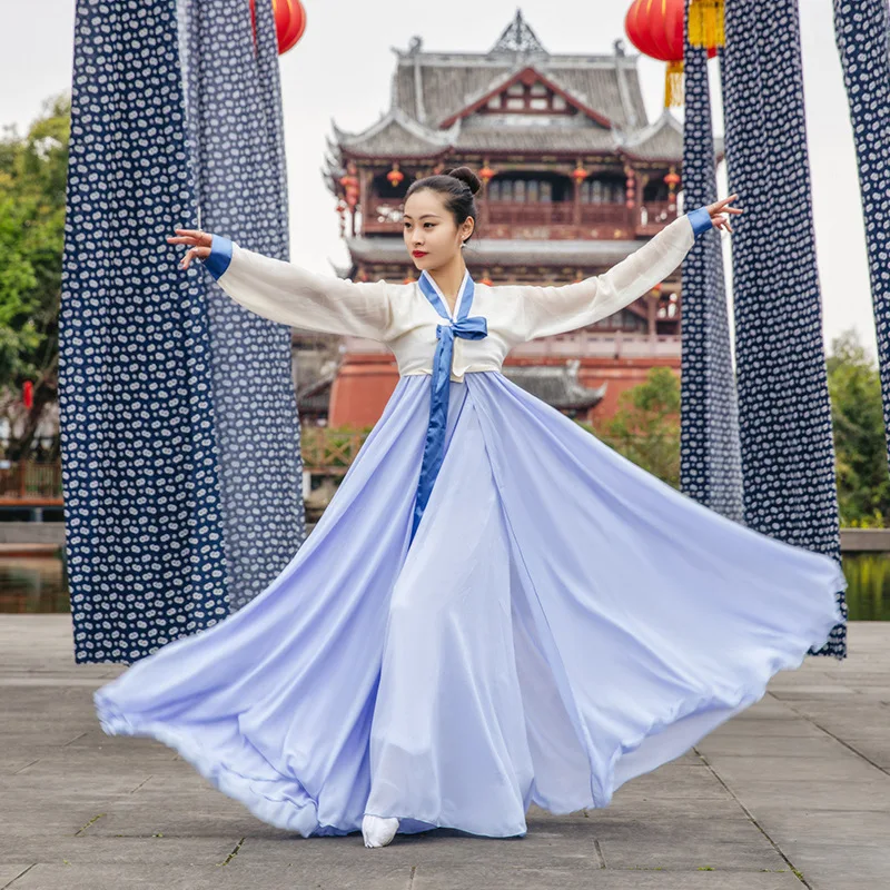 

Korean Hanbok Dress Modernized Hanbok Ancient Traditional Costume Women Palace Korea Wedding Clothes Cosplay Halloween Hanbok