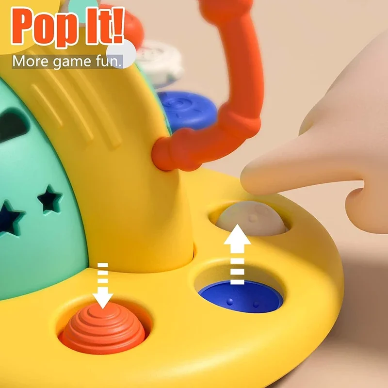 Montessori Kinderen Zintuiglijke Ontwikkeling Speelgoed Baby Hand Fijne Motoriek Speelgoed Draagbare Reizen Placatie Baby Huilen En Schreeuw Speelgoed Cadeau