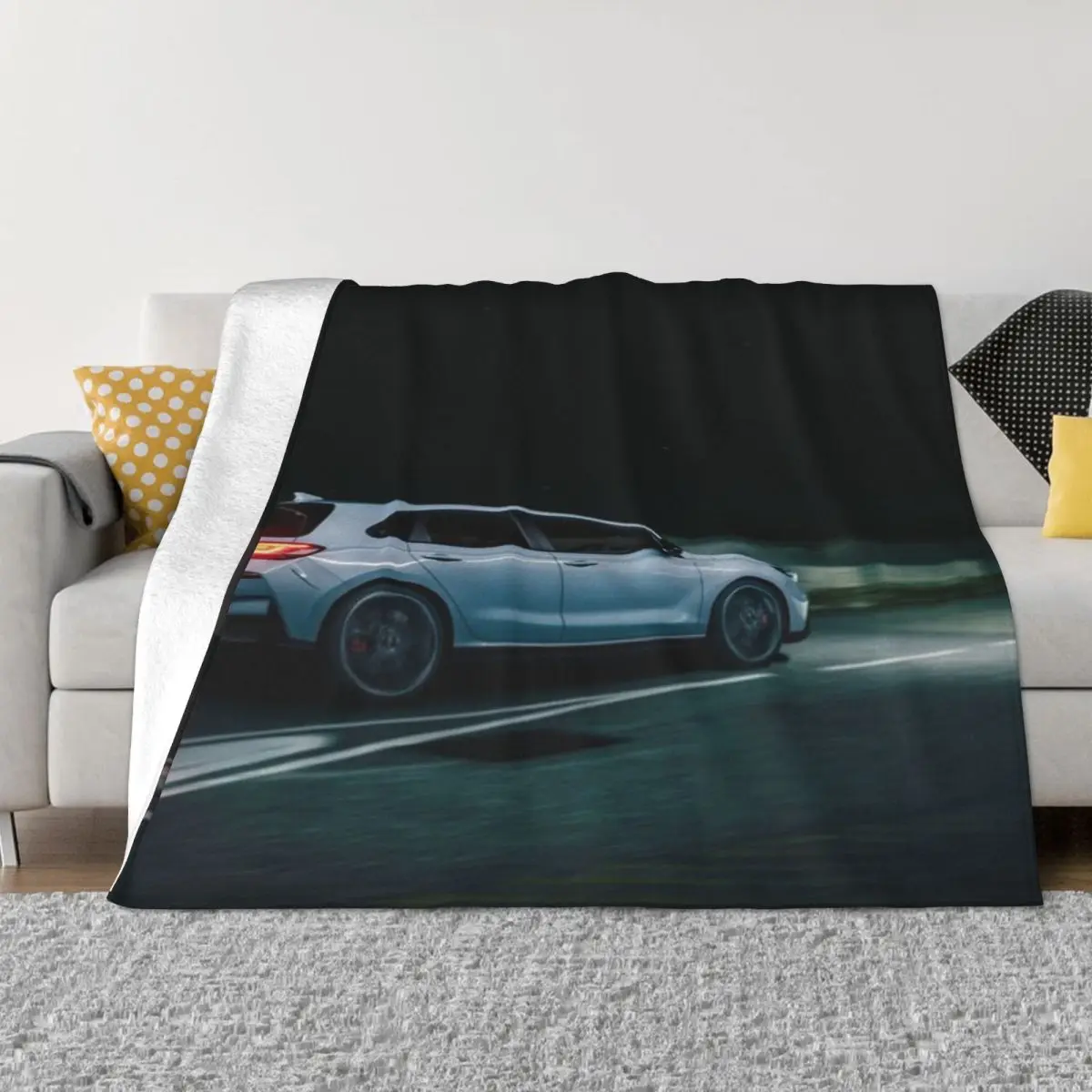 Hyundai I30N Regalo personalizado Una manta de micropolar ultrasuave