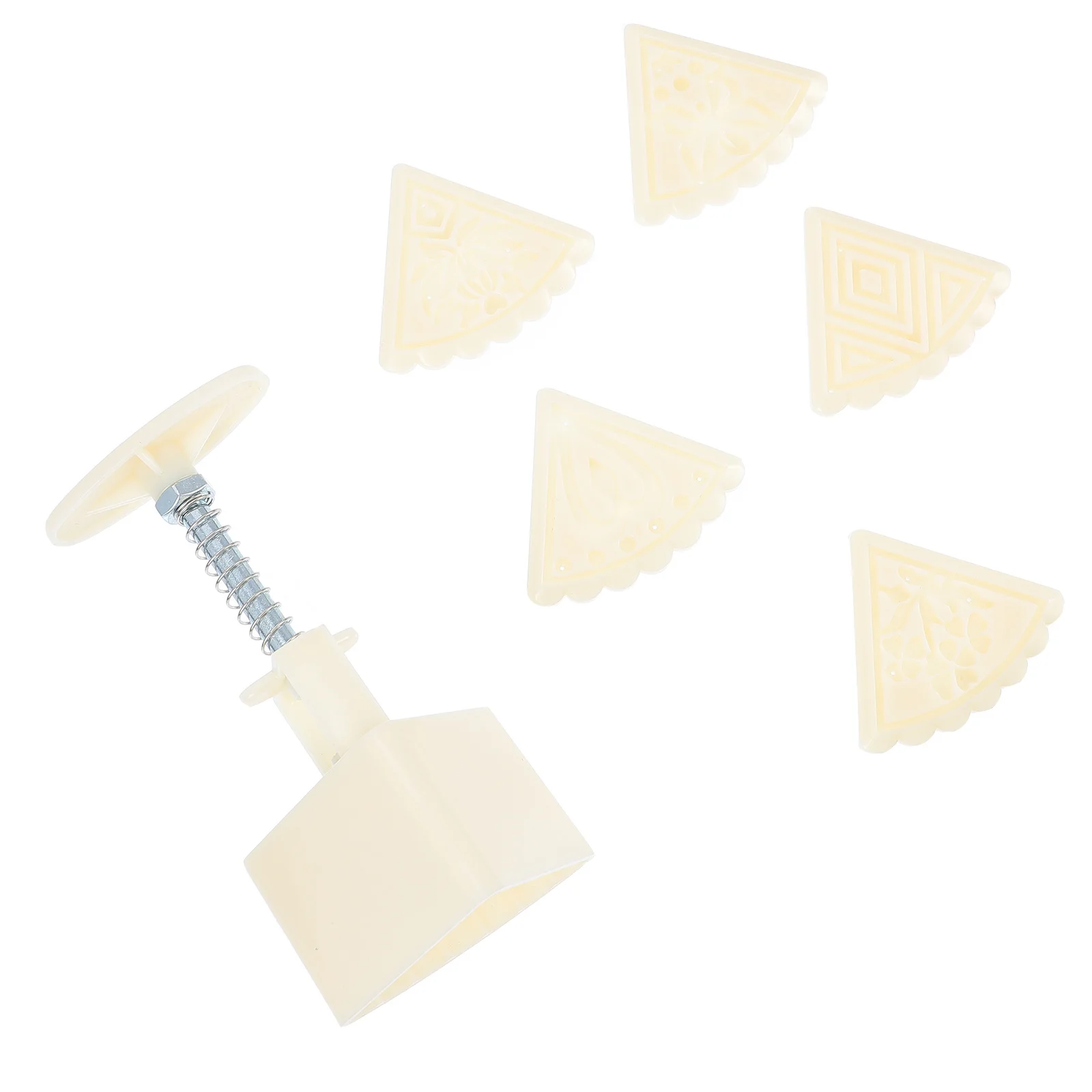 

1Set Moon Cake Molds Triangle Shape Premium Material Easy Release Baking Molds for DIY Cake Bread Chocolate Baking Tools