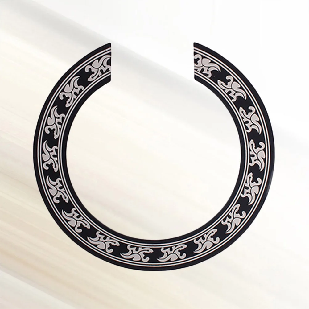 

3Pcs Acoustic Guitar Rosette Accessories Sound Hole PVC Guitar Soundhole Decoration Parts Plastic Sound Hole Rosette