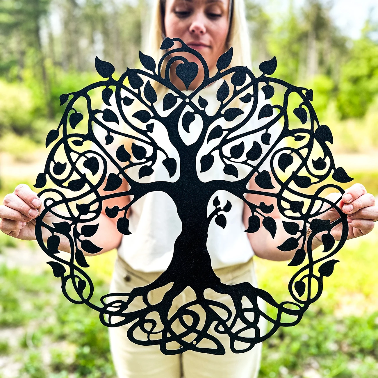 Custom Wall Art Tree of Life Wall Decor Tree of Life Sign Metal Outdoor Sign Weatherproof Sign Housewarming Gift