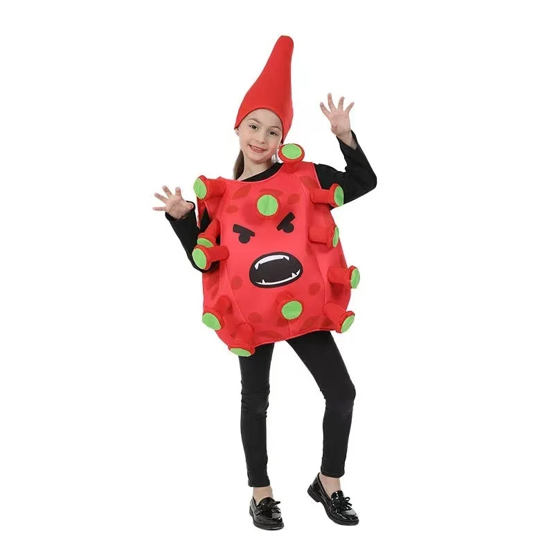 

Halloween Cosplay Children's Day Play Costume Kids Boys Girls Funny Party Costume Campus Health Education Prop Costume