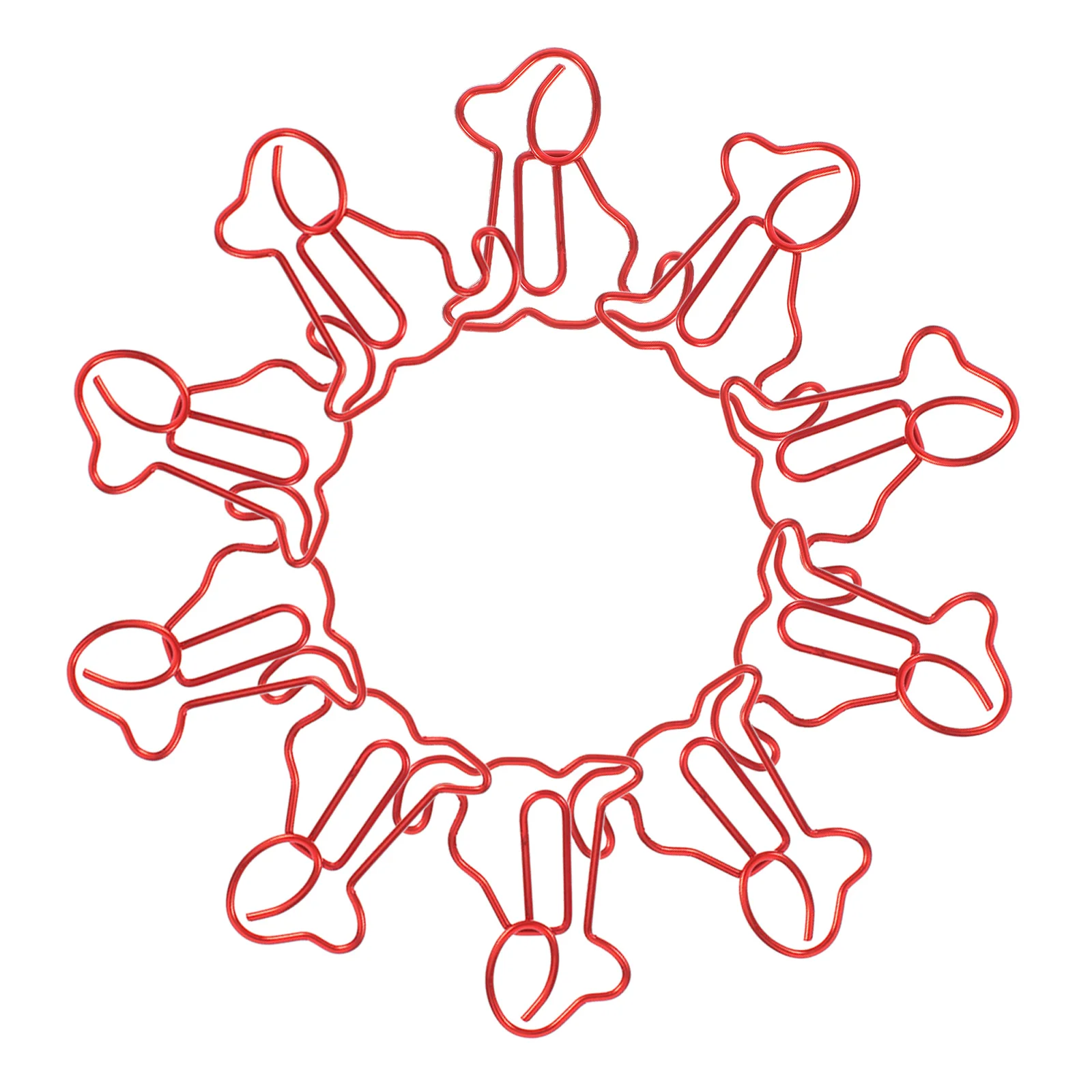 50 قطعة من مشابك الورق المصممة على شكل كلب جميل، إشارة مرجعية متعددة الوظائف وحامل ورق، مشابك معدنية ناعمة لمساحة العمل للدراسة #6