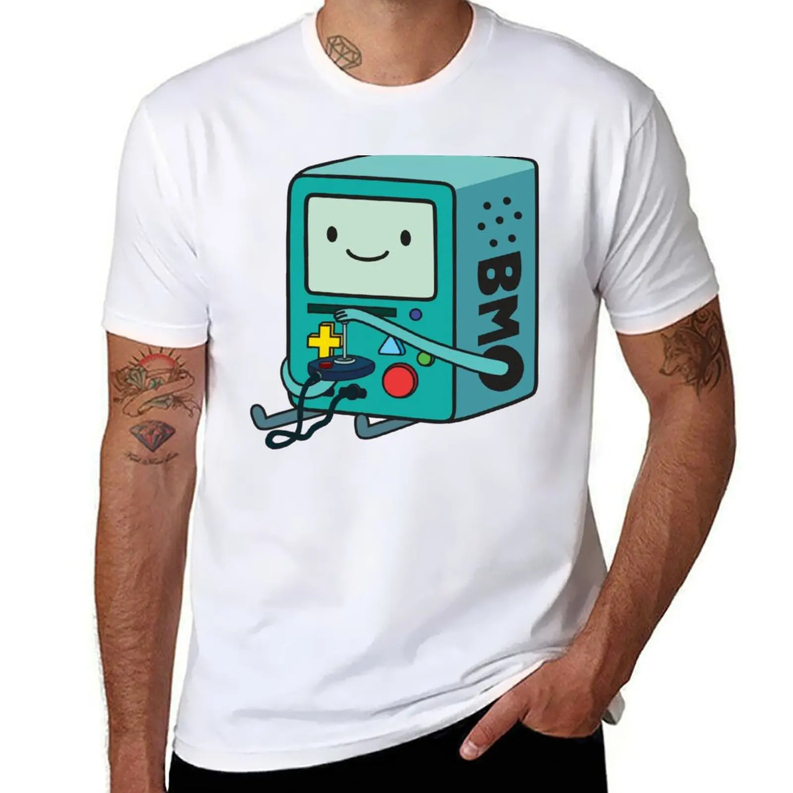 

BMO Game T-Shirt cotton t shirts man 100% t shirt men 100% cotton luxury brand T-Shirt