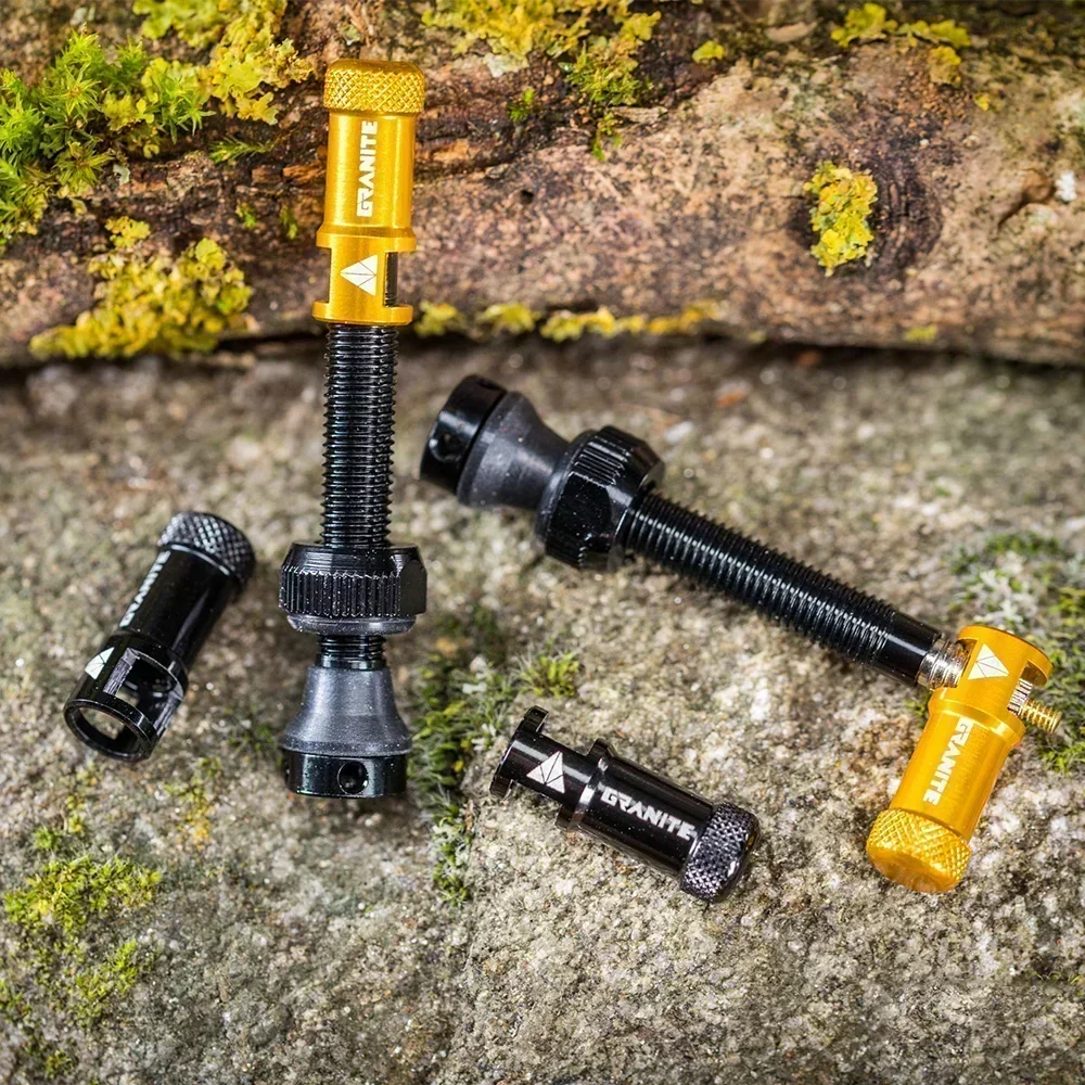 MK2 Tubeless Valves Presta Integrierte Speichenschlüssel- und Ventilkernentfernungskappen, Fahrrad-, Straßen- und Kiesfahrradreifen, kompatibel mit Einsatz – Detail 3