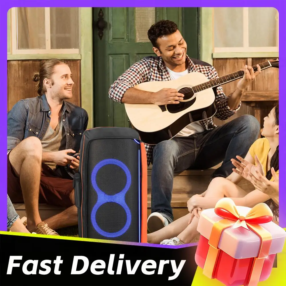 

Защитный чехол от пыли из нейлоновой ткани, чехол для динамика, чехол-накладка с боковым карманом для хранения, многофункциональная сумка для JBL Partybox