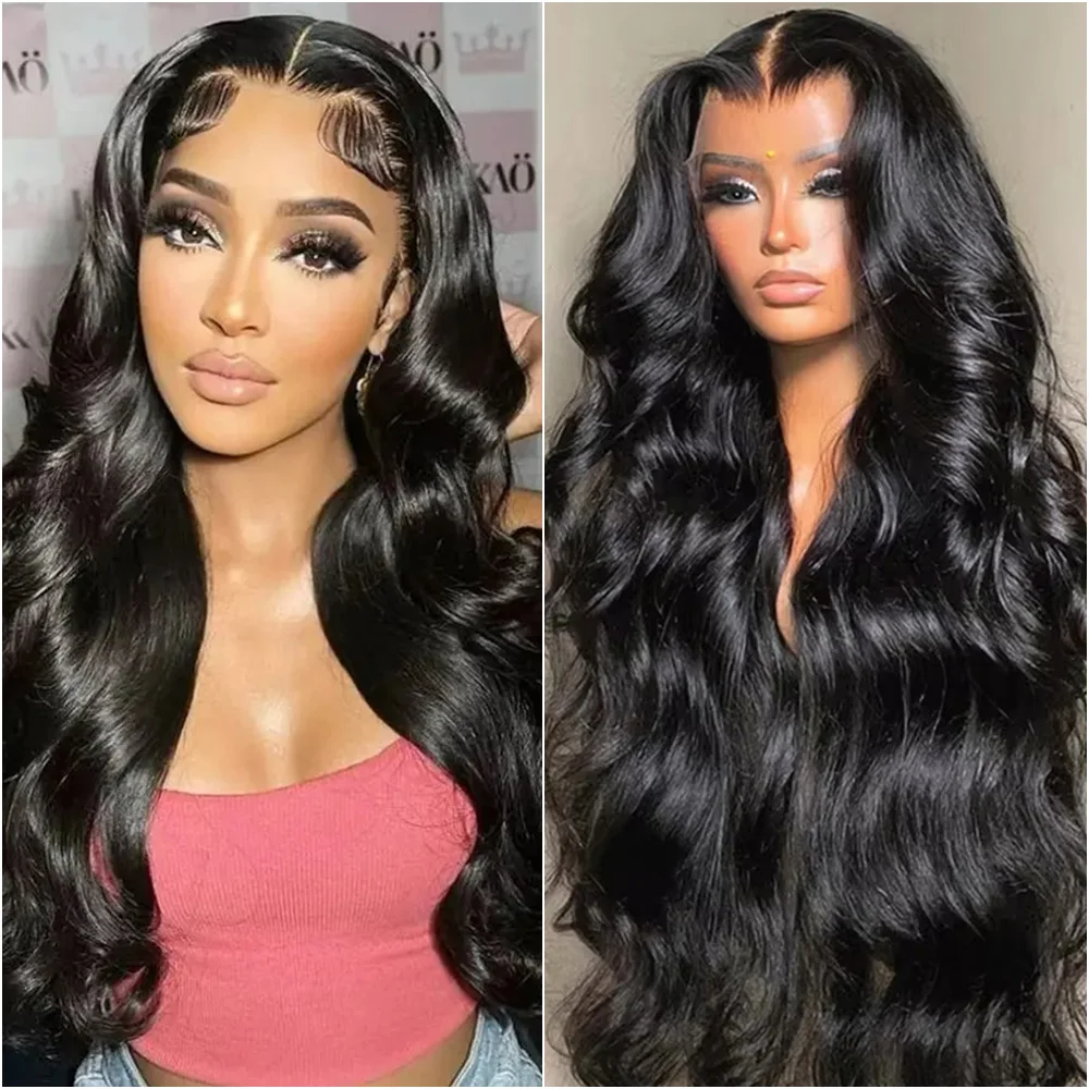 

Парик из натуральных бразильских волос с эффектом Body Wave, плотность 220, 13x6 HD Lace Frontal, прозрачный кружевной фронт 360, предварительно выщипанные пряди, для женщин