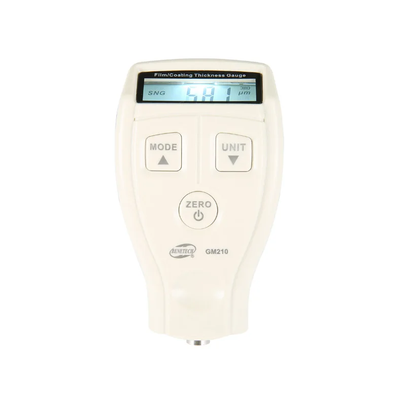 

GM210 Mini Digital Paint Film Iron Base Thickness Gauge Galvanized Thickness Measurement 0-1800um