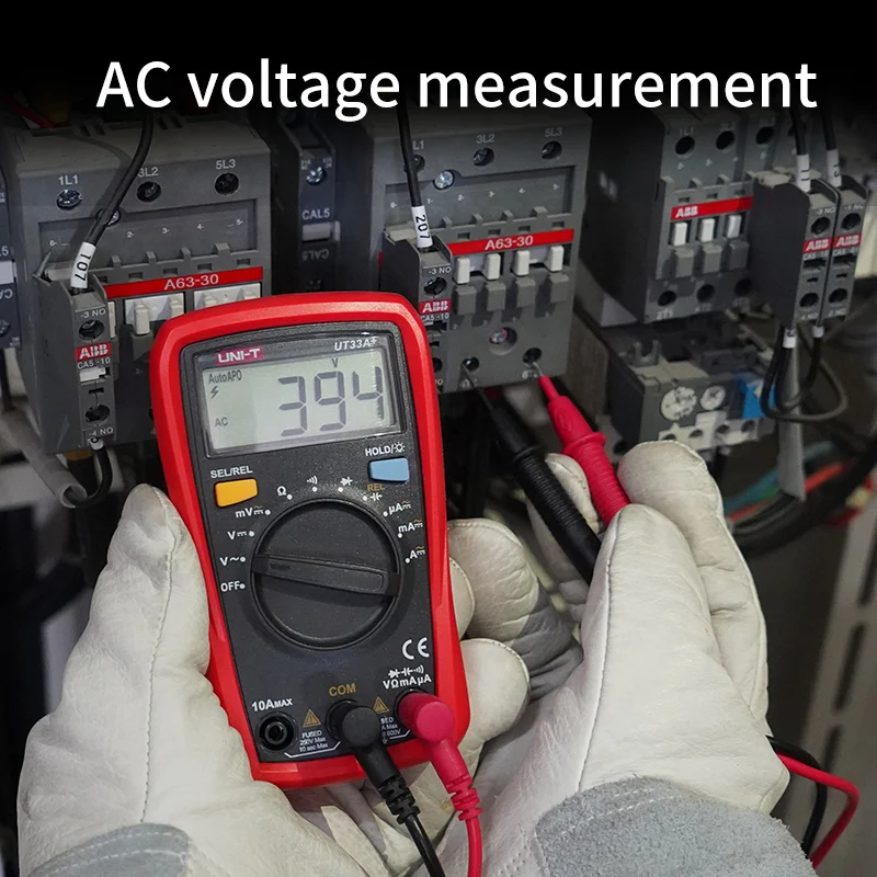 UNI-T UT33A UT33B UT33C UT33D Plus Pocket Multimeter Professional Digital Meter Ammeter Voltmeter Resistance Detector Tool