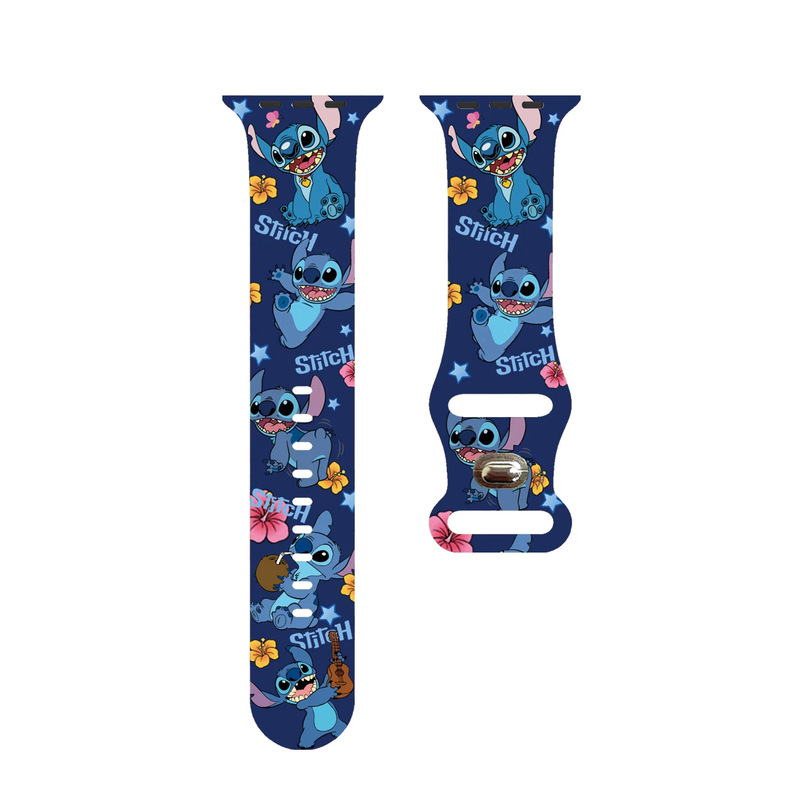 

Disney Series Print Strap for Apple Watch 11 10 9 SE Silicone Band Replaceable Bracelet for iWatch 46mm 44mm 42mm 41mm Watchband