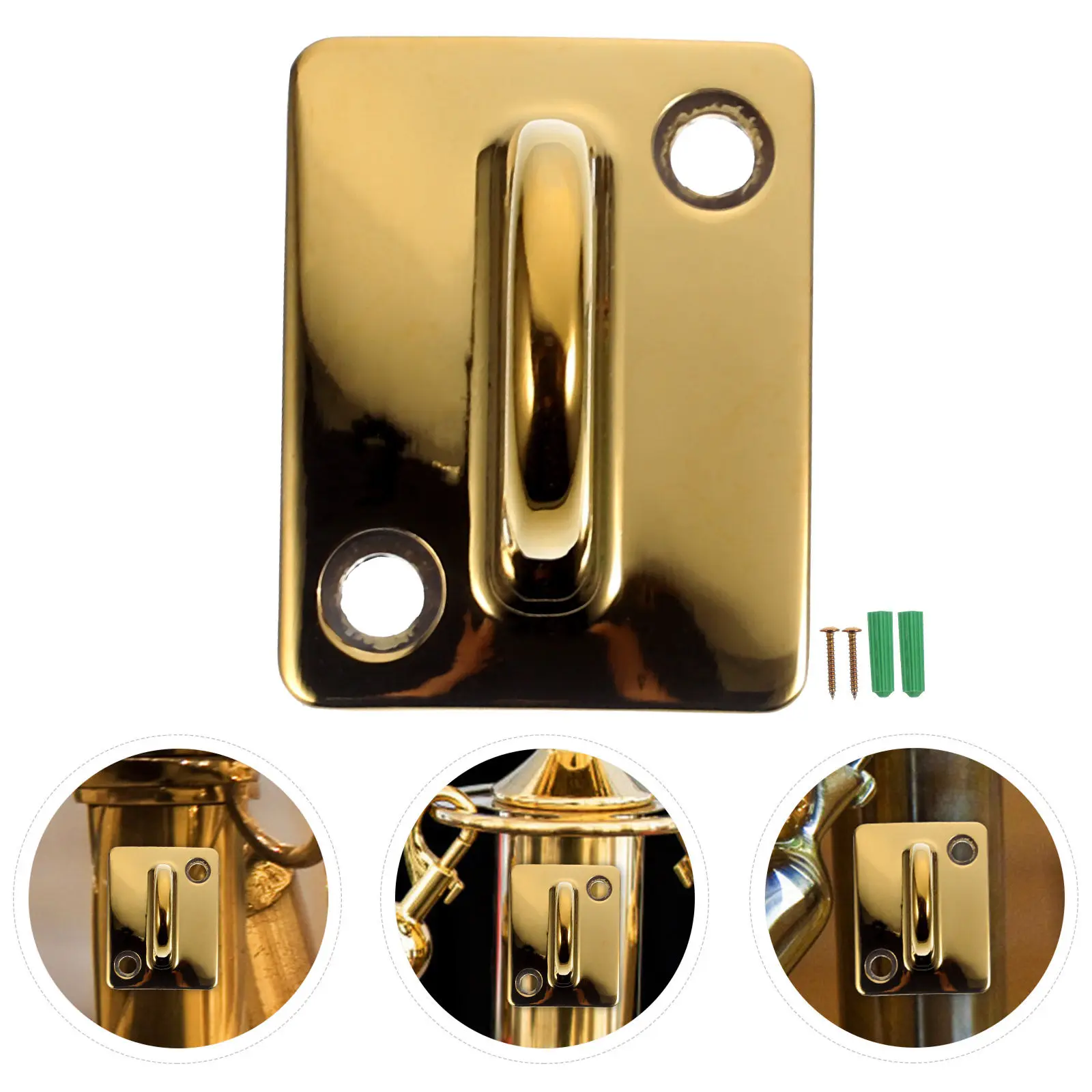 

2Pcs Metal Wall Hook for Guardrail Rope Crowd Control Rope Wall Mounted Hook Simple Delicate Design Excellent Workmanship Useful
