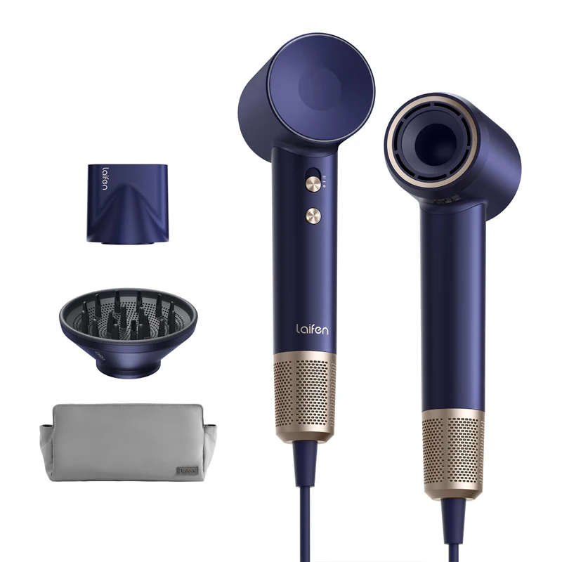 Laifen Swift premium haardroger: 110.000 rpm, 200mN negatieve ionen, slimme constante temperatuur, laag geluidsniveau, snelle droging, krachtige haardroger.