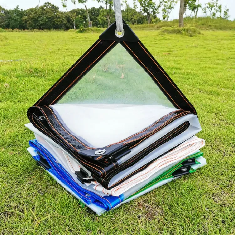 DurablePlastic Rainproof Film Transparent Thickened Hemming Rain Cloth Thermal Insulation Film Windproof Succulent Flowers Cold