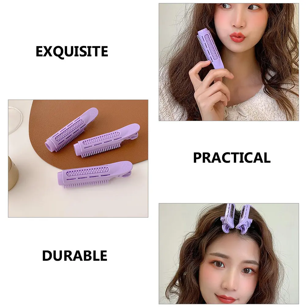 

10pcs Bangs Hair Roller Clips Large Hair Rollers For Volume Styling Tool Diy Curler Volumizing Waves Root Clips