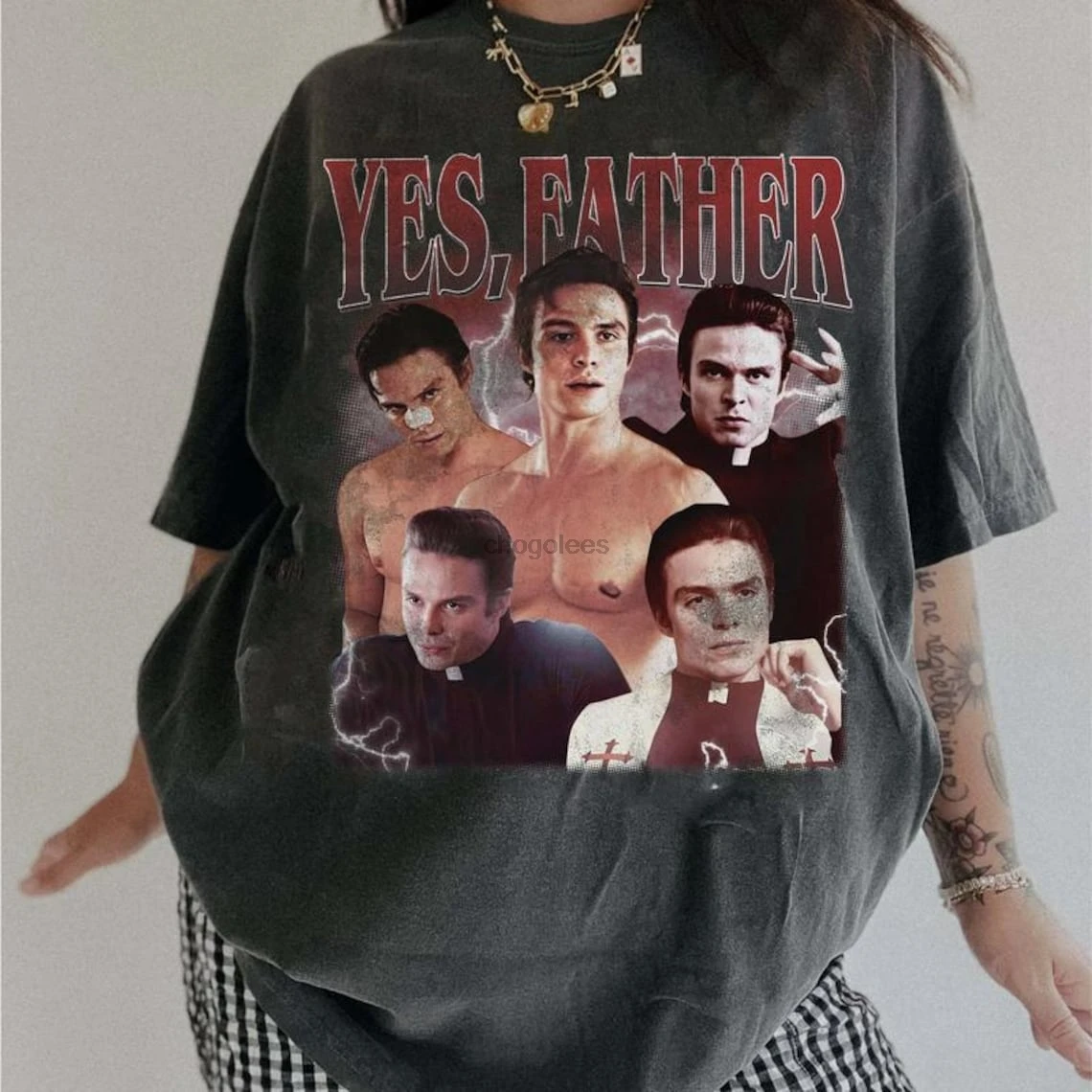 Yes Father Nicholas Chavez  T-shirt Movie Gift For Women and Man Unisex Hoodie Nicholas Chavez Vintage Sweatshirt