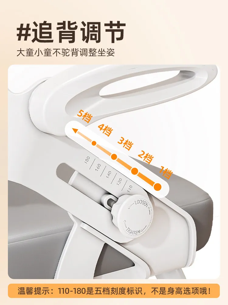 Children's Study Chair, Liftable Chair for Primary and Secondary School Students, Homework Writing Chair for Home Use