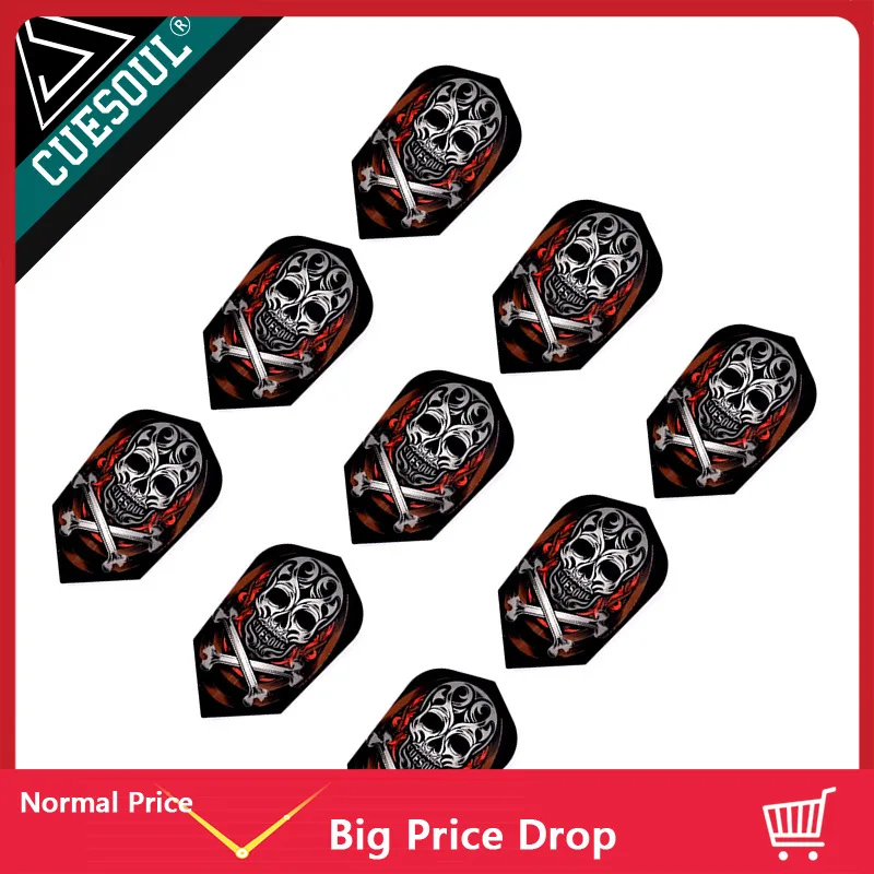 CUESOUL 18pcs 3 Colors Professional Dart Flights For Soft Tip Darts Flights And Steel Tip Darts B4101