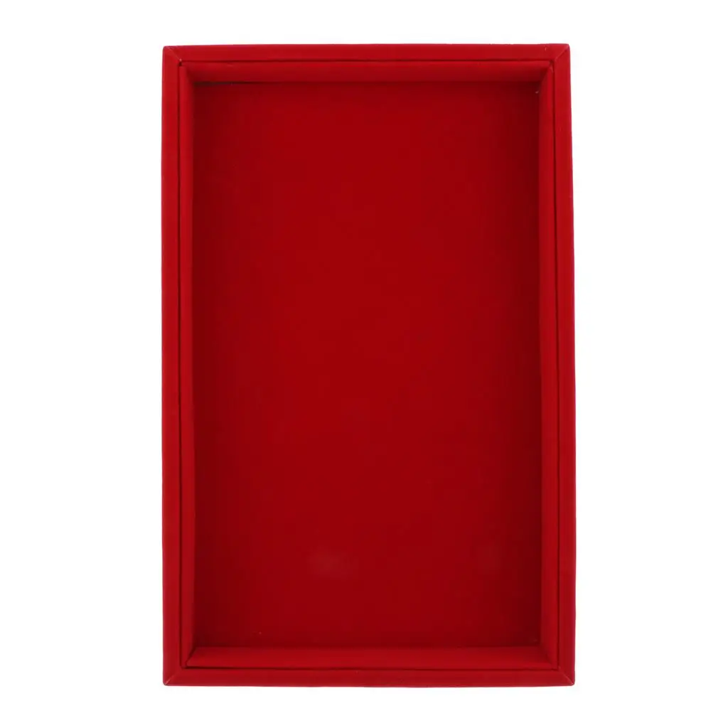 

Velvet Jewelry Tray Stackable Jewelry Accessory for Necklaces Vintage Box