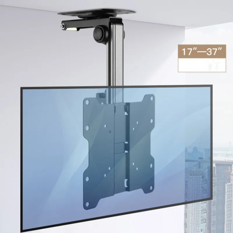 

18kg Load Folding TV Hanger 17-37" Display Car RV Ceiling Suction Lifting Kitchen Restaurant Short Bracket