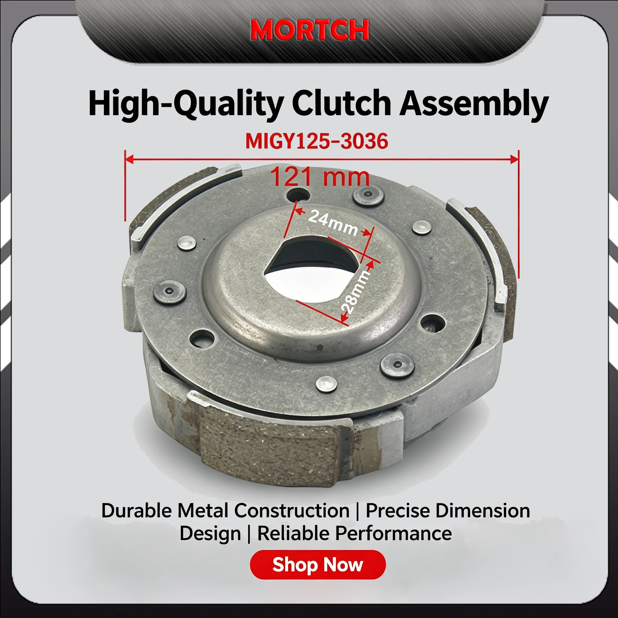 

GY6 Clutch Original Plate GY125-3036 Fit 125cc 150cc Chinese Scooter Moped Motorcycle 152QMI 157QMJ Engine Parts