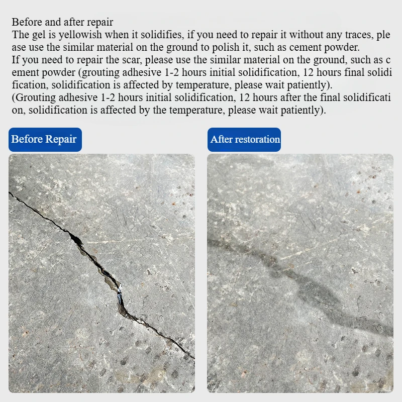 عامل إصلاح صدع الخرسانة من راتنجات الايبوكسي مكون من مكونين، طلاء مقاوم للماء لترقيع الأرض المتشققة #3