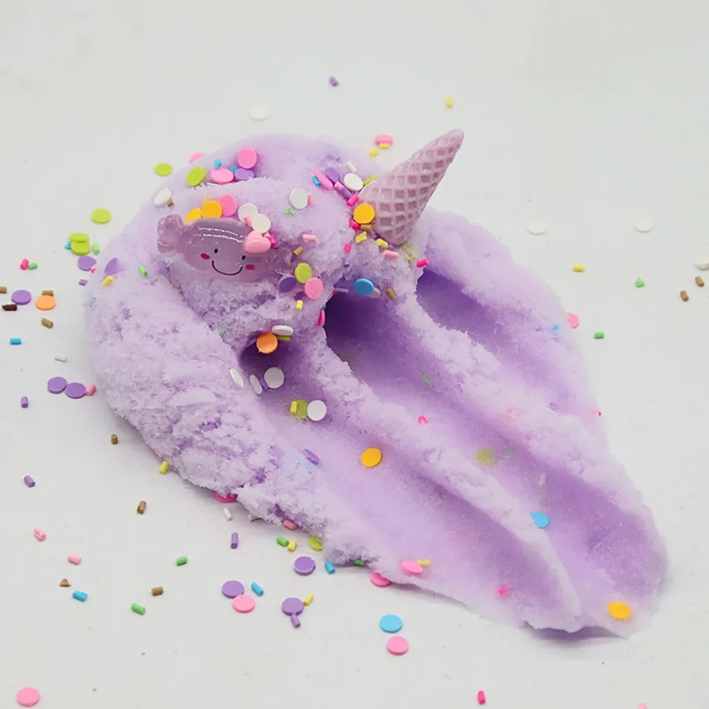 Ice Creamcone Swirl Scented-Clay Creative Pretty Cotton Candy Cloud Funny Slime Toys Preferred Gift For Children