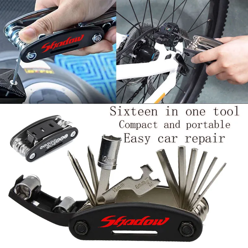 

For HONDA Shadow Aero Spirit 750 VT 400 600 1100 1300 Motorcycle 16 in 1 Multi Repair Hex Spoke Cycle Screwdriver Set Tools