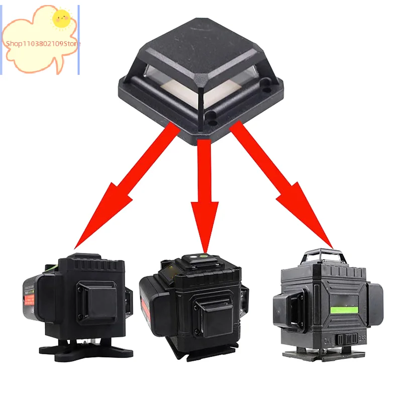 [YH]Laser Level Protective Glass For 4D Laser Waterproof Self Leveling Vertical And Lasers Level Glass Window Protector Cover